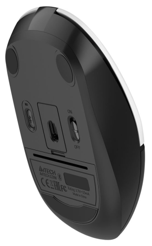 Мышь A4Tech Fstyler FG12 Panda черно-белый оптическая (1200dpi) беспроводная Radio USB фото 2