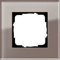 Рамка универсальная Gira Esprit 1-м. стекло дымчатое Gira — купить по цене от 4&nbsp;900 ₽ | ПрофБезопасность