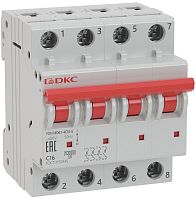 Выключатель автоматический DKC YON MD63 4п 63А D 6кА