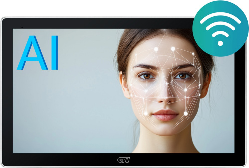 Монитор видеодомофона CTV-M5109 AI Image 10 Wi-Fi черный фото 2