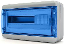 Бокс пластиковый Tekfor ЩРН-П-18 BNS 65-18-1 (290х236х102мм) IP65 синяя дверца картинка