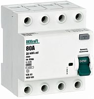 Выключатель дифференциального тока УЗО DeKraft УЗО-03 4п 80А 30мА 6,0кА тип AC 