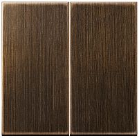 Лицевая панель Jung LS990 metal для 2-кл. выключателя античная латунь Jung — купить по цене от 8&nbsp;345 ₽ | ПрофБезопасность