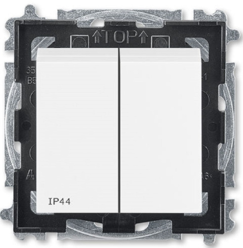 Выключатель без рамки ABB EPJ Levit 2-кл. IP44 белый/белый ABB — купить по цене от 1&nbsp;041 ₽ | ПрофБезопасность