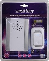 Звонок беспроводной аналоговый Smartbuy SBE-11-DP7-25 Бело-серый Smartbuy — купить по цене от 1&nbsp;450 ₽ | ПрофБезопасность