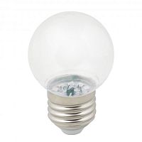 Лампа светодиодная Volpe LED-G45-1W/3000K/E27/CL/С G45 Шар 220В Е27 1Вт 3000K 45х82мм Volpe — купить по цене от 100 ₽ | ПрофБезопасность