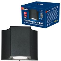 Светильник светодиодный декоративный Uniel ULU-S24A-5W/4000K 5Вт Черный IP54 Uniel — купить по цене от 1&nbsp;000 ₽ | ПрофБезопасность