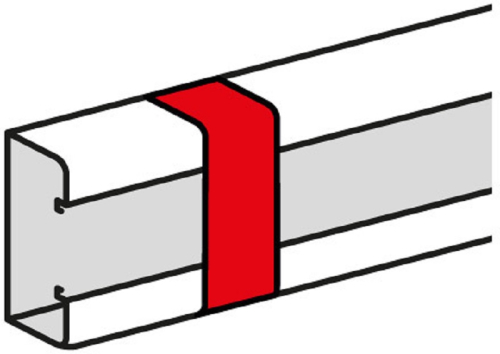 Накладка на стык профиля кабель-канала Legrand Metra 130x50мм белый  картинка