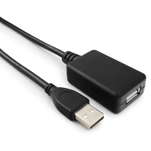 Удлинитель USB Cablexpert UAE-01-5M 5м, активный, черный картинка фото 2