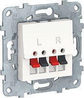 Розетка аудио без рамки Schneider Electric Unica New 1-м белый Schneider Electric — купить по цене от 1&nbsp;255 ₽ | ПрофБезопасность