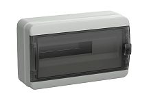Бокс пластиковый TEKFOR IEK ЩРН-П-18 КМПн-18 IP65 (245х408х153мм) тонированная дверца