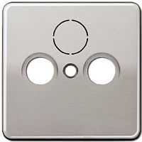 Лицевая панель Jung CD500 для розетки TV+R/TV+R+SAT платина Jung — купить по цене от 3&nbsp;081 ₽ | ПрофБезопасность