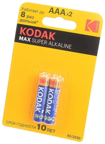 Элемент питания Kodak MAX Super Alkaline LR03 BL2 картинка
