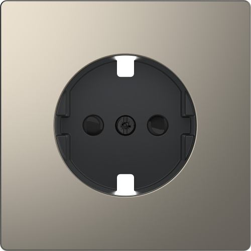 Лицевая панель Schneider Electric Merten D-Life для 1-м. розетки 220Вт никель Schneider Electric — купить по цене от 2&nbsp;516 ₽ | ПрофБезопасность