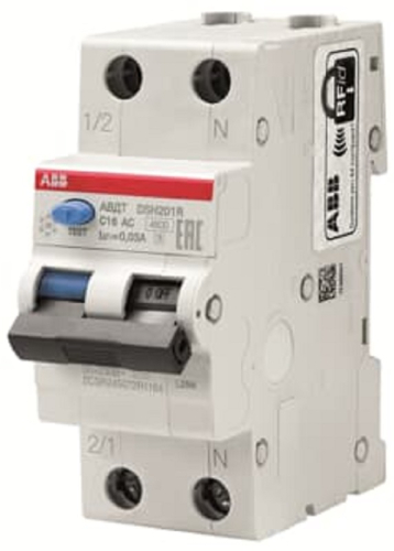 Автомат дифференциального тока АВДТ ABB DSH201R 2п 16А 30мА 4,5кА C тип AC картинка