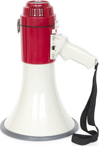 Мегафон ручной TerraSound MG-55S красный