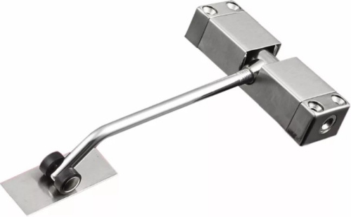 Дверной доводчик пружинный Notedo DS-10 серебро фото 2