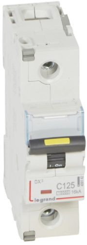 Выключатель автоматический Legrand DX3-E 10000 1п 125А C 16кА