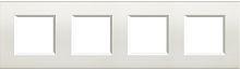 Рамка прямоугольная Legrand BTicino LivingLight 8 мод белый
