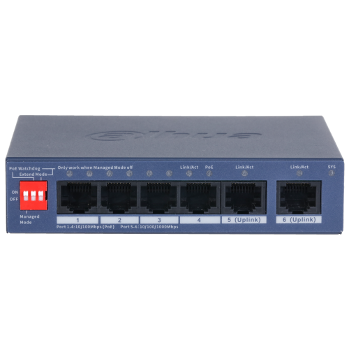 Коммутатор управляемый Dahua DH-CS4006-4ET2GT-60 PoE 60Вт, DAHUA TECHNOLOGY, купить, цена, доставка, безопасность фото 3 Коммутатор управляемый Dahua DH-CS4006-4ET2GT-60 PoE 60Вт DAHUA TECHNOLOGY — купить по цене от 5 790 ₽ | ПрофБезопасность фото 3