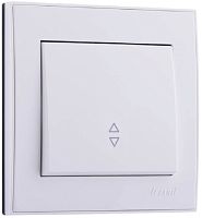 Переключатель с рамкой Lezard Rain 1-к. проходной белый Lezard — купить по цене от 124 ₽ | ПрофБезопасность