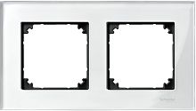 Рамка универсальная Schneider Electric Merten M-Elegance 2-м. стекло белый бриллиант 