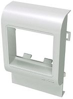 Рамка с суппортом для кабель-канала DKC In-liner Classic Brava PDA-BN 100мм. 1-м. 2 мод. белый