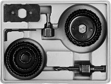 Коронки по дереву кольцевые STAYER Maxcut, 7 шт, 22-41-54-57-60-64-67мм