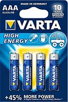 Элемент питания VARTA Longlife Power LR03 AAA BL2