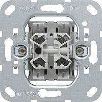 Выключатель кнопочный без накладки без рамки Gira System55 2-кл. Gira — купить по цене от 2&nbsp;230 ₽ | ПрофБезопасность