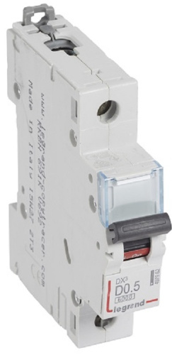 Выключатель автоматический Legrand DX3-E 6000 1п 0.5А D 10кА
