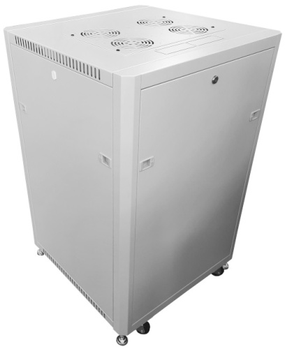 Шкаф напольный 19″ Netko Optima 18U (600х800х957) серый, разобранный фото 4