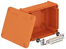 Коробка огнестойкая OBO FireBox T160E 4-8D 190x150x77мм 8x4мм IP65 оранжевый картинка