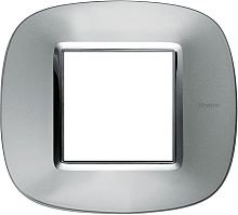 Рамка эллипс Legrand BTicino Аxial Axolute 2 мод Зеркальный Алюминий  Legrand — купить по цене от 2&nbsp;704 ₽ | ПрофБезопасность