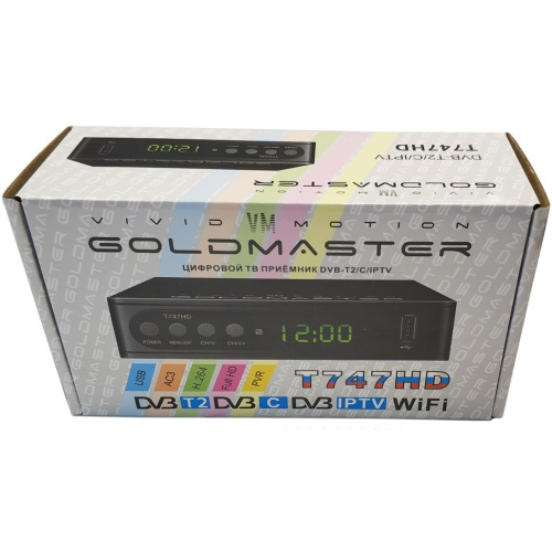 Цифровой эфирный приемник GoldMaster T-747HD фото 4