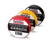 Изолента Fortisflex ПВХ 15x0.15х10 красный