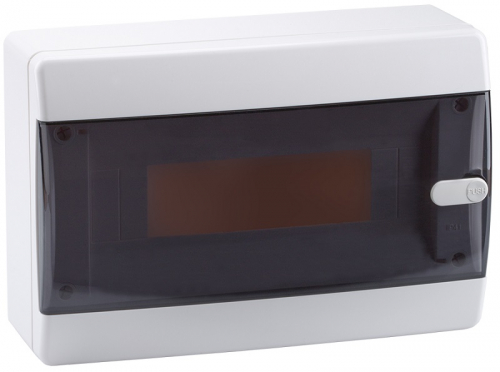 Бокс пластиковый Кэаз OptiBox ЩРН-П-12 P-CNK-1-12-IP41 (195х290х102мм) IP40 прозрачная дверца