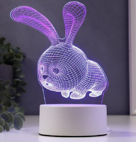 Светильник ночник "Кролик" RGB, , купить, цена, доставка, безопасность Светильник ночник "Кролик" RGB — купить по цене от 2 155 ₽ | ПрофБезопасность