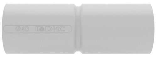 Муфта труба-труба с ограничителем ПВХ DKC Express Д=40 IP40 серый
