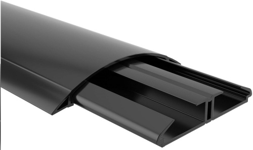 Кабель-канал напольный DKC In-liner Front CSP-F A 50x12мм (2000мм) черный (уп. 20м.)