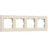 Рамка универсальная Werkel Slab 4-м. айвори матовый