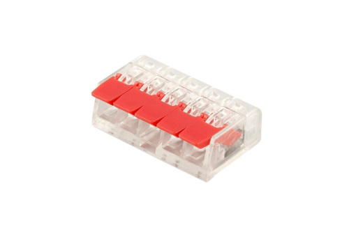 Клеммы Stekker LD221-415 (5Х4,0мм2 с рычажком) (упаковка 100шт.) Stekker — купить по цене от 56 ₽ | ПрофБезопасность