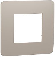 Рамка универсальная Schneider Electric Unica Studio Color 1-м. песочный/бежевый Schneider Electric — купить по цене от 440 ₽ | ПрофБезопасность
