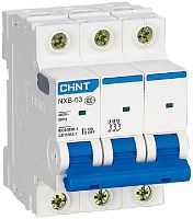 Выключатель автоматический CHINT NXB-63S 3п 40А D 4.5кА
