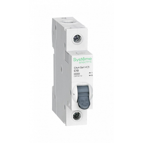Выключатель автоматический City9 Set 1п 10А C 4.5кА Systeme Electric — купить по цене от 415 ₽ | ПрофБезопасность