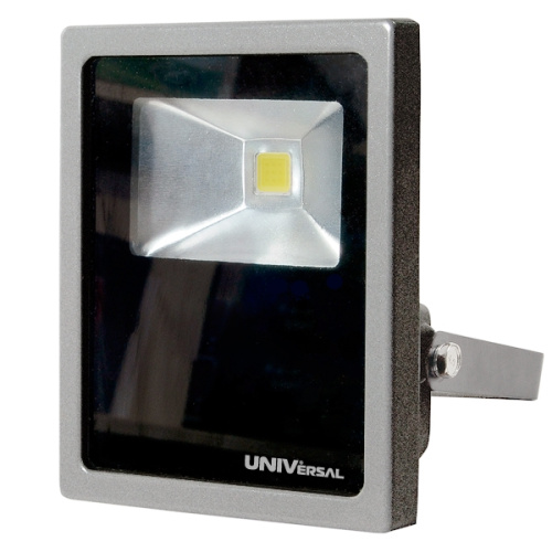 Прожектор светодиодный Universal 220В 10Вт 820Лм 65000К IP65 120° 155х110х40мм UNIVersal — купить по цене от 320 ₽ | ПрофБезопасность