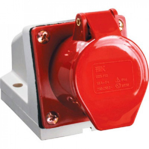 Розетка кабельная накладная IEK КНР ССИ-125 32А 3P+N+E 400В IP44 красный IEK — купить по цене от 755 ₽ | ПрофБезопасность