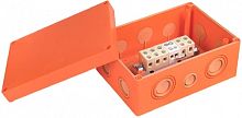 Коробка огнестойкая EKF PROxima 176x126x74мм под винт 10x10мм IP66 оранжевый картинка