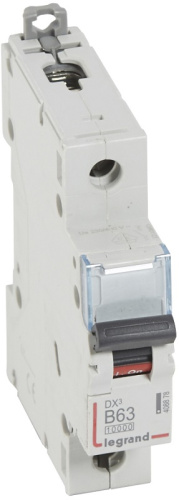 Выключатель автоматический Legrand DX3-E 10000 1п 63А B 16кА