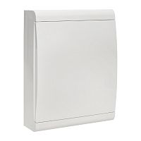 Бокс пластиковый EKF ЩРН-П-24 SlimBox (327x270x100) IP41 белая дверца sb-n-24w